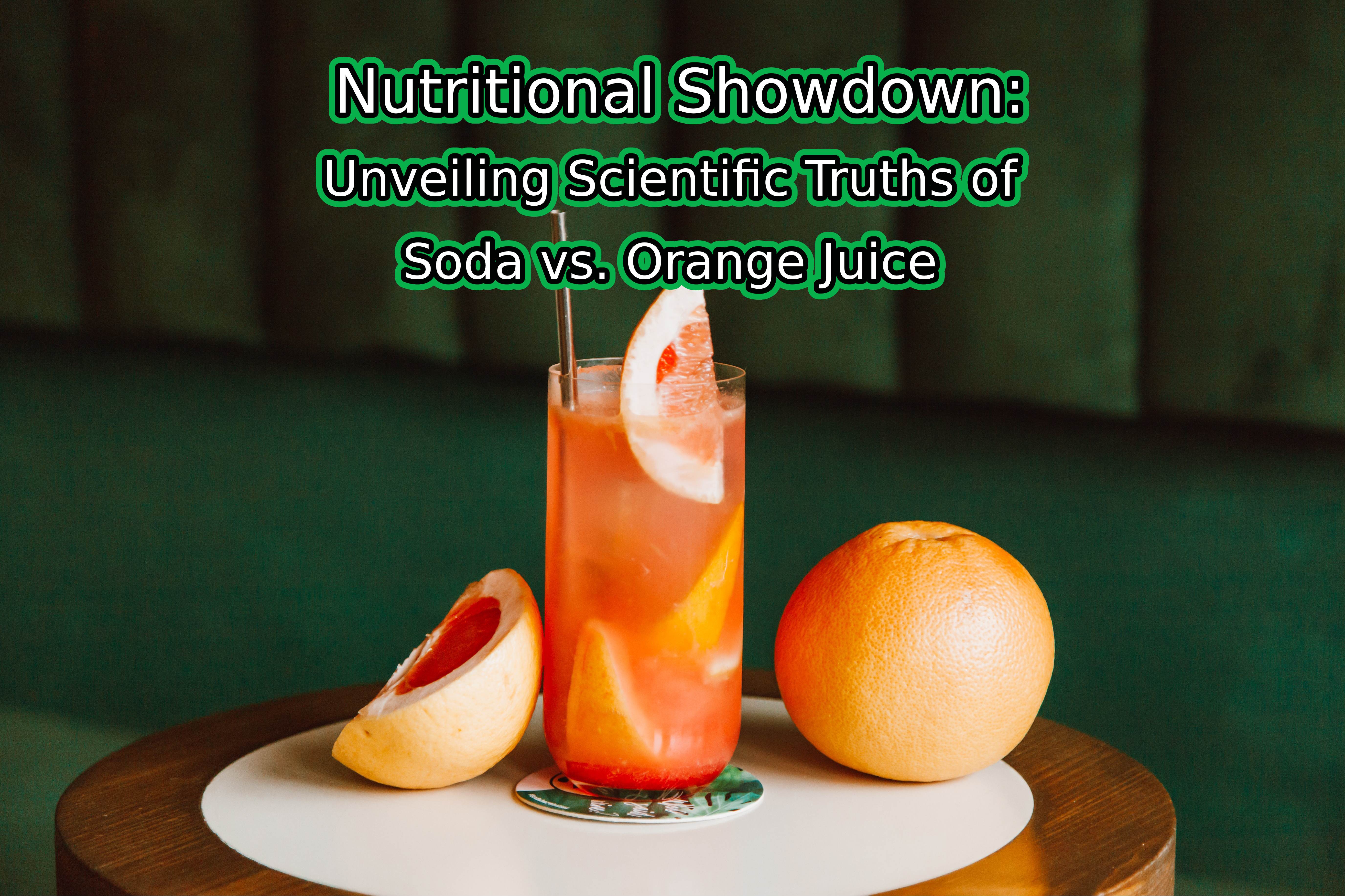 Analyzing Nutritional Content and Scientific Findings: A Comprehensive Look at Soda vs. Orange Juice