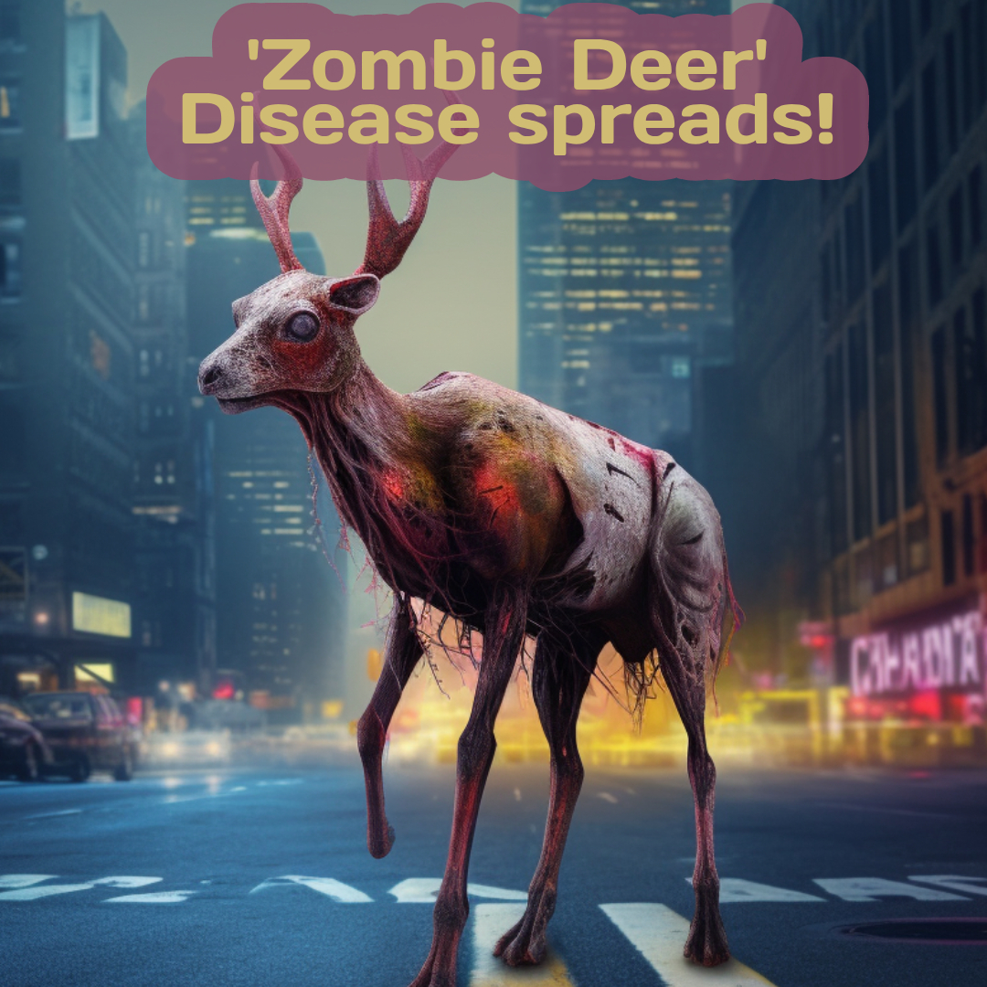 Zombie deer disease.