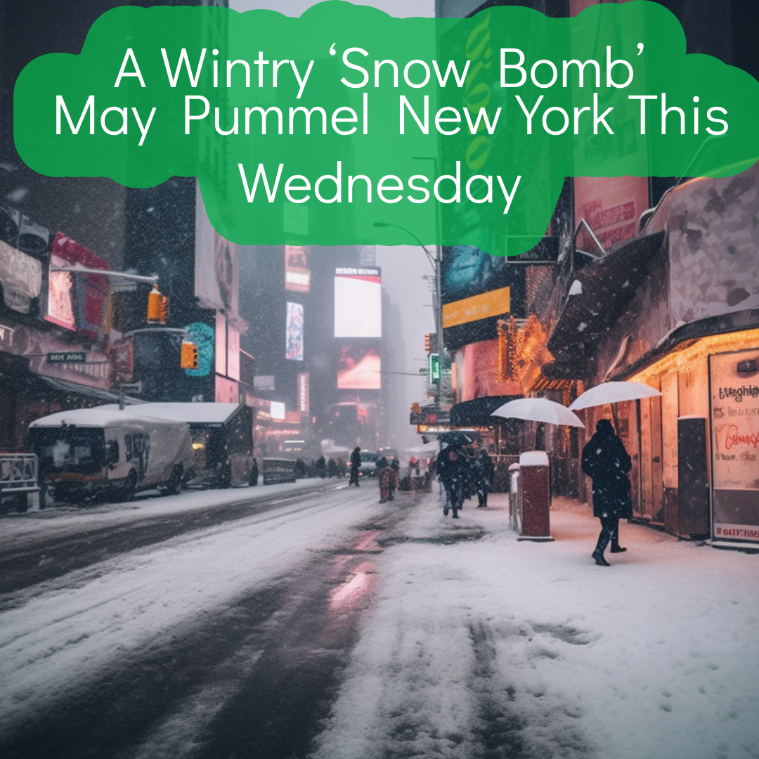 Upcoming Weather Update: New York Anticipates a Major 'Snow Bomb' This Wednesday - Here's What You Need to Know! Stay Informed and Prepared."