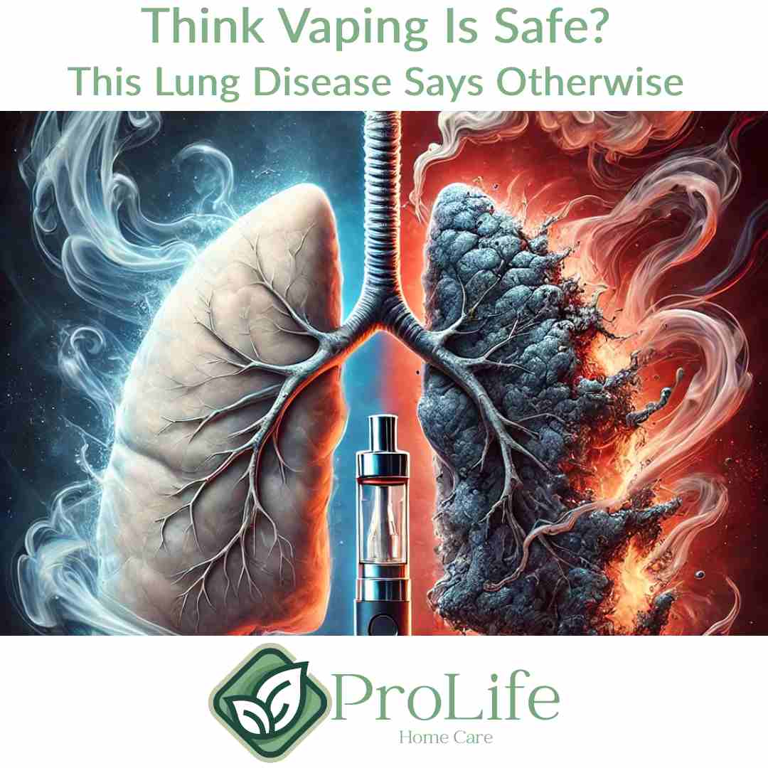 Think Vaping Is Safe? This Lung Disease Says Otherwise