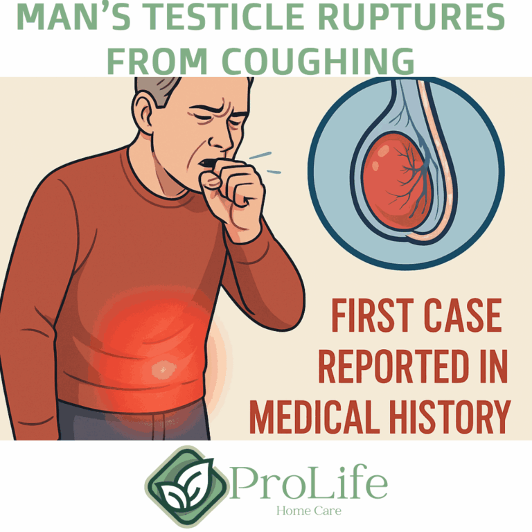 Rare Medical Case: Man’s Testicle Ruptures from Coughing | First in History