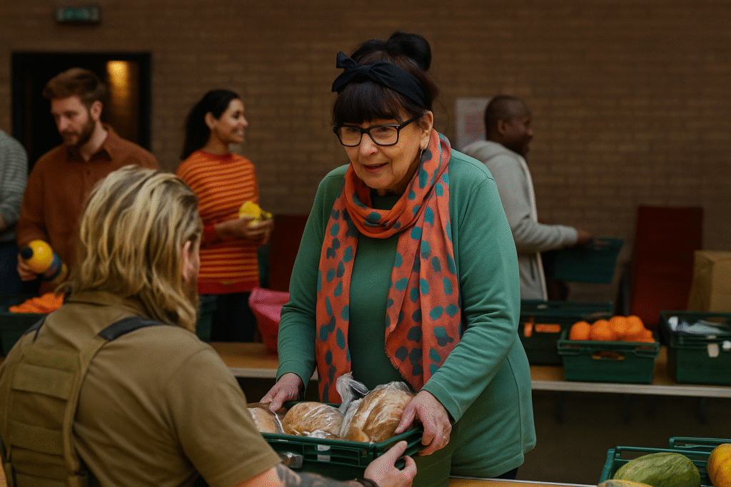 SNAP EBT card used at a NYC farmers market with Health Bucks signage