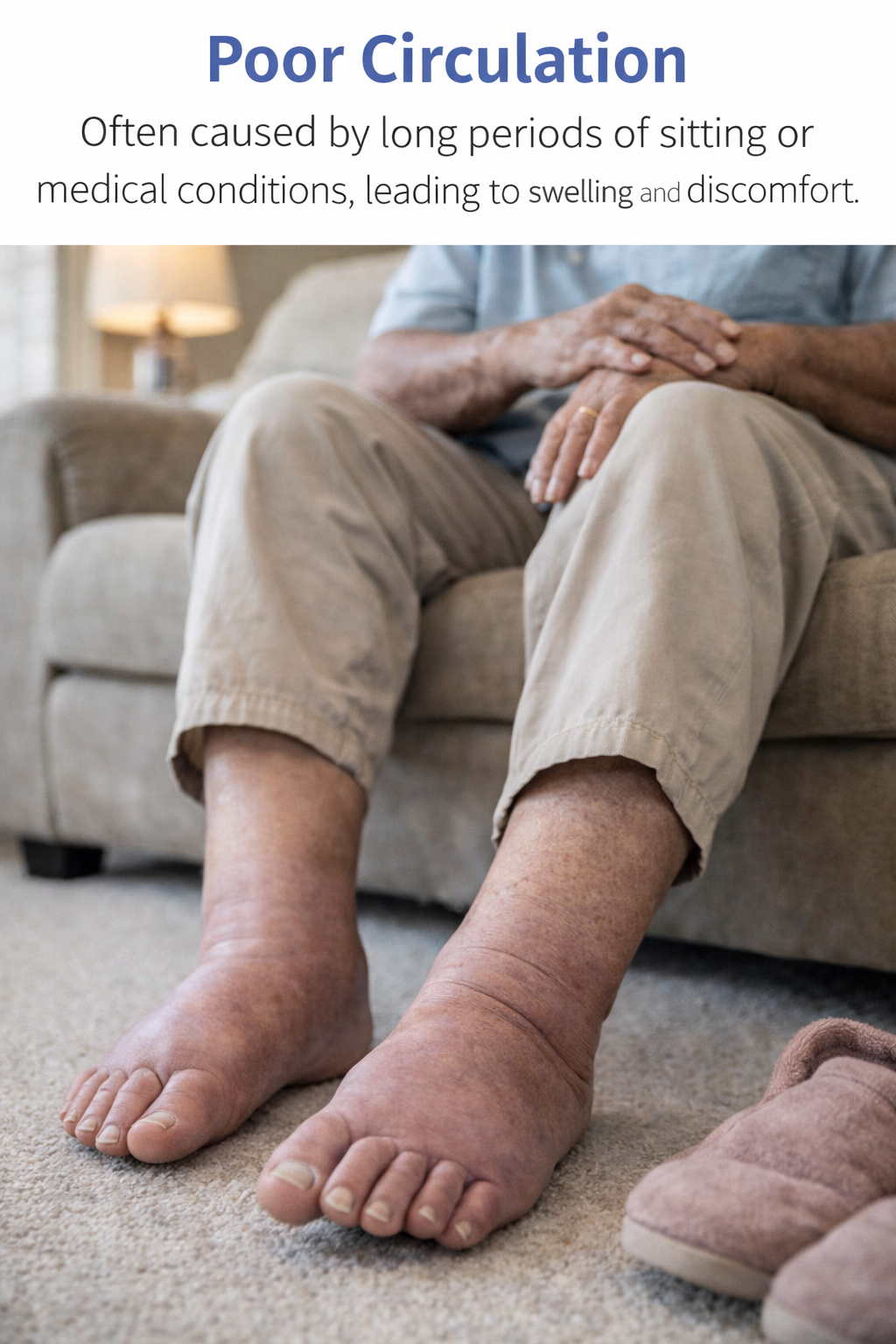 Podiatrist examining senior's feet for diabetic foot care in New York City
