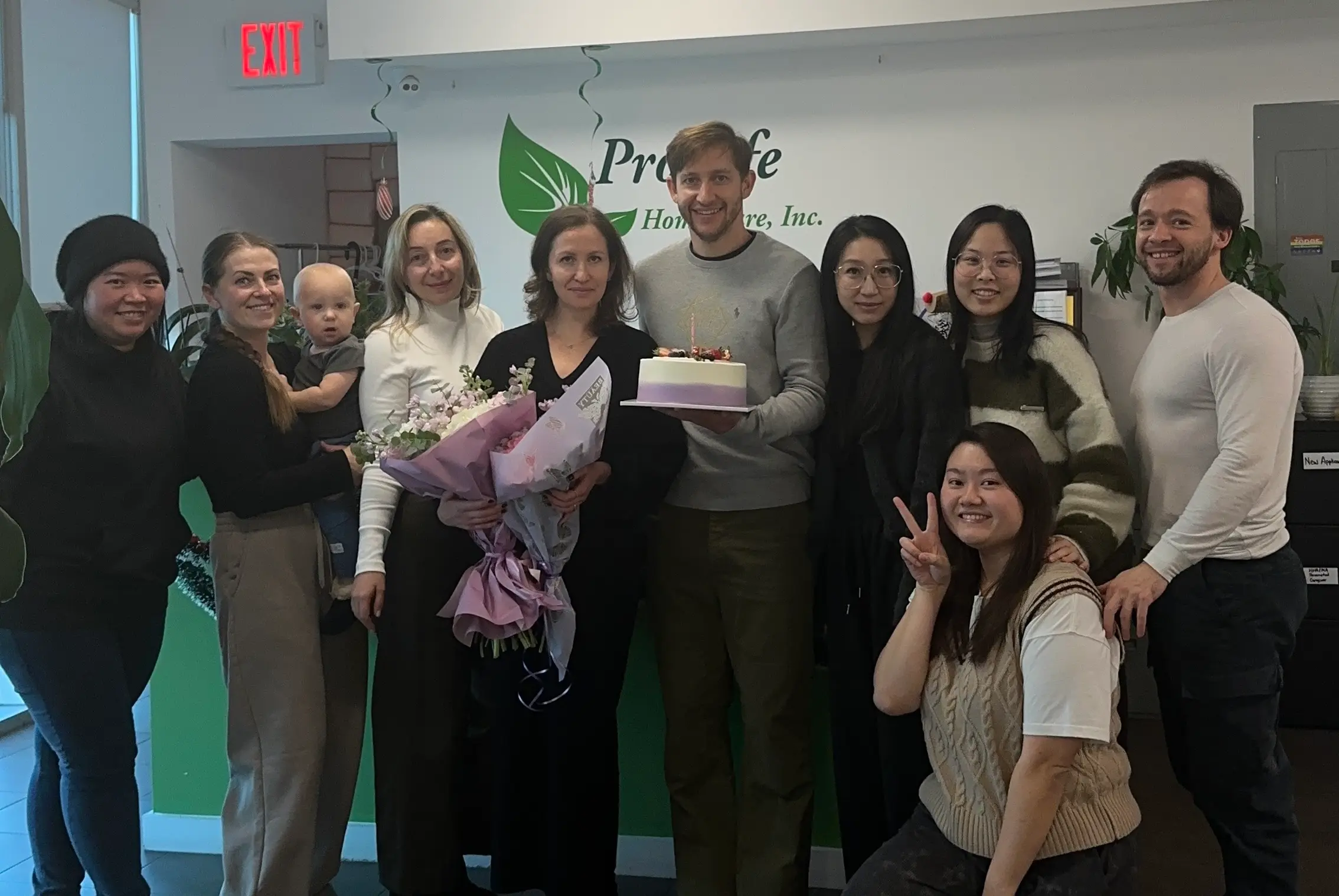 The ProLife Home Care office team in Brooklyn