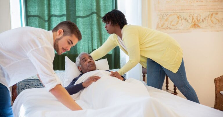 Repositioning a Bedbound Person: Skin Care and Pressure Sore Prevention at Home